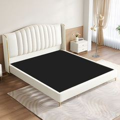 Estre Ebrid Customizable Upholstered Bed with Optional Storage - Modern and Elegant Design