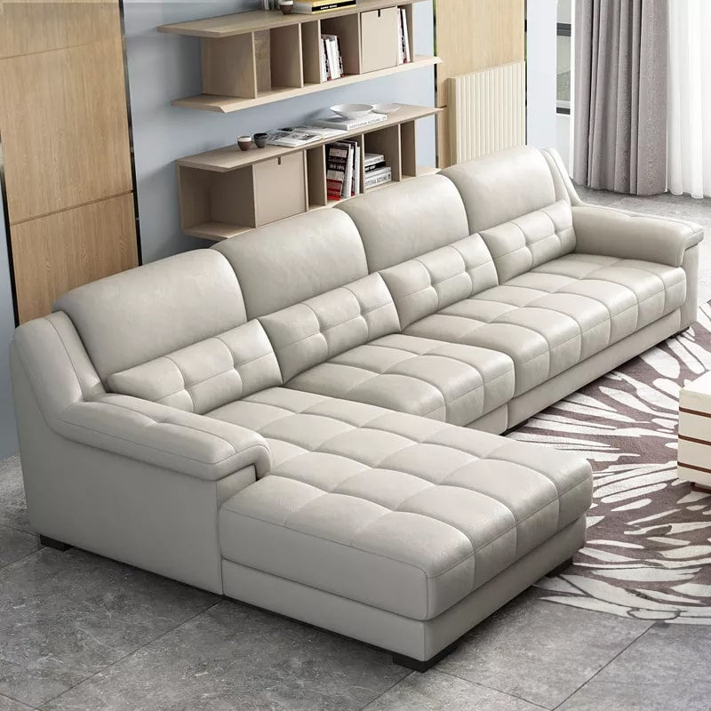 Luxury Leather Oasis Sofa | Ergonomic Lumbar Support and Wide Seating |Perfect for Family and Friends| Direct from Factory