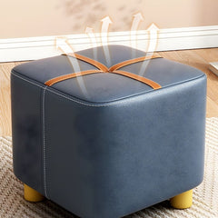 Customizable Naive Pouffe - Spacious Ottoman Seat for Living Room Elegance