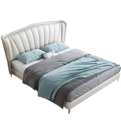Estre Splin Customizable Upholstered Bed with Optional Storage - Elegant and Comfortable Design