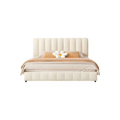 Estre Eudald Customizable Upholstered Bed - Refined Style with Choice of Storage Options