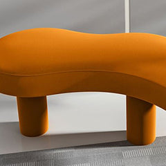 Dana Upholstered Bench - Unique Organic Shape for Modern, Naturalistic Interiors