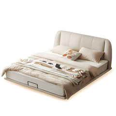 Estre Velluto Customizable Upholstered Bed with Optional Storage - Sleek and Luxurious Design