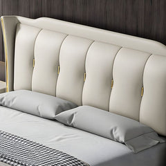 Estre Diamante Customizable Upholstered Bed - Sleek Design with Optional Built-in Storage