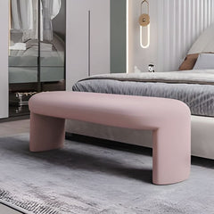 Aspen Upholster Bench with Natural Finish and Sturdy Construction - Cozy Seating for Any Space