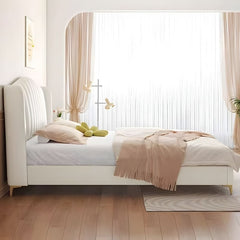 Estre Ebrid Customizable Upholstered Bed with Optional Storage - Modern and Elegant Design