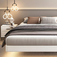 Estre Strates Customizable Upholstered Bed with Optional Storage - Modern and Sleek Design