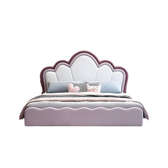 Scallop Delight Kids Bed - Unique Shell-Inspired Design for Boys & Girls, Sturdy Wood, Cozy & Imaginative Sleep