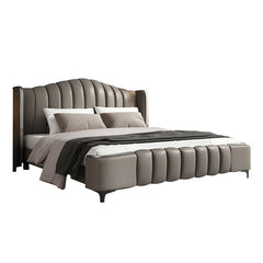 Estre Ebrid Customizable Upholstered Bed with Optional Storage - Modern and Elegant Design