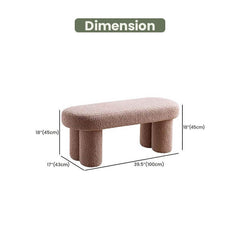 Klee  Bench with Plush Upholsterd   - Versatile Seating Solution