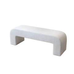 Helston Upholster  Bench with Cushioned Seating and for Entryway or Living Room