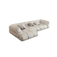 Leather Sofa Duilio | Low Seating & Simple Elegance -Customizable (Direct From Factory)