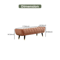 Benches Dapper Couch Bench – Stylish Bedroom Seating - Direct from Factory (Customizable)