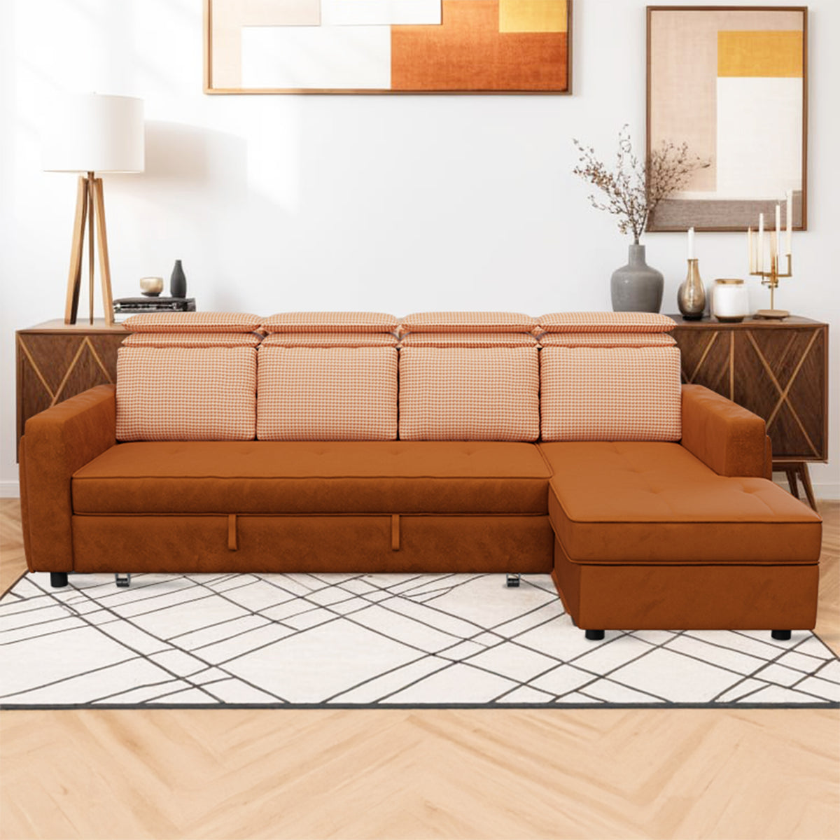 Albatross Sofa Cum Bed – Spacious, Elegant & Versatile Convertible