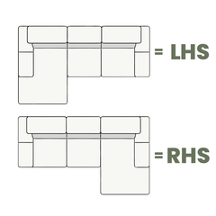 COSENZA Customizable L-Shape Sofa - Elegant & Versatile Seating for Timeless Interiors