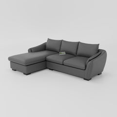 Customizable Cromie L-Shaped Sofa - Cutting Edge Design & Personalized Comfort, Direct from Factory