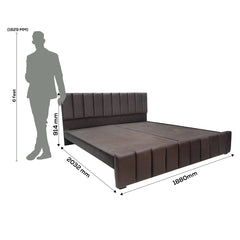 Queen Size Bed Upholstered Diwan Cot Sumatra Estre Maker Near Me