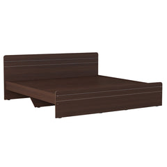 ESTRE Freesia Queen Size Bed In Dark Acacia Colour