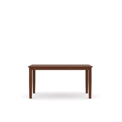 ESTRE Elderberry Solid Rubber Wood 6-Seater Dinning Table in Walnut Finish