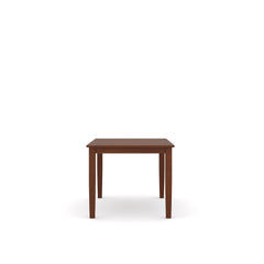 ESTRE Elderberry Solid Rubber Wood 6-Seater Dinning Table in Walnut Finish