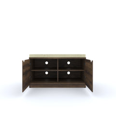 ESTRE Poppy Shoe Rack With Seating In Wyoming Maple Colour