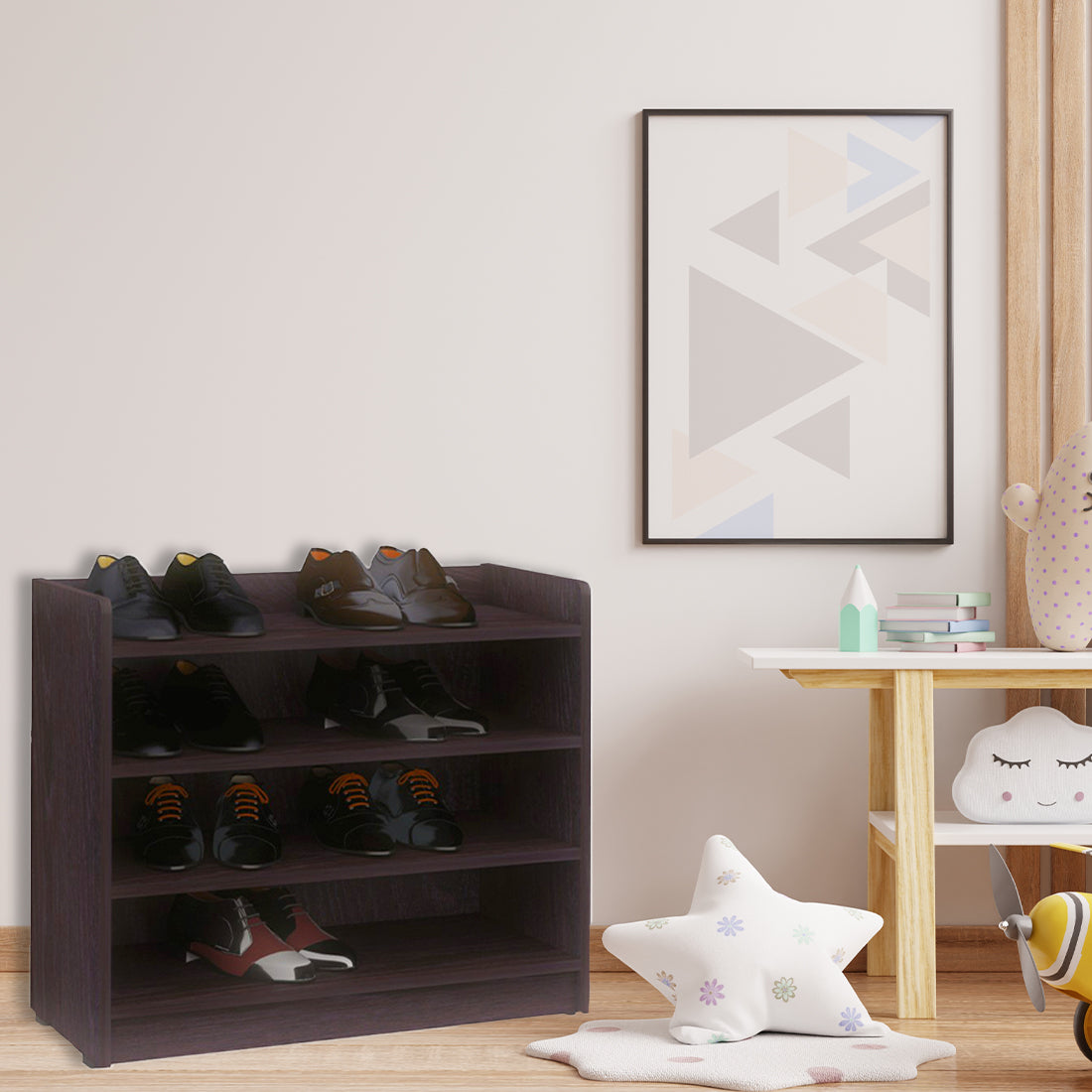 ESTRE Narcissus Shoe Rack In Wenge Colour