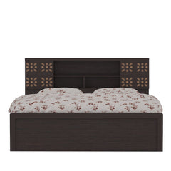 ESTRE Primrose Queen Size Bed In Wenge Colour