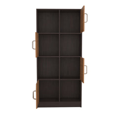 ESTRE Petunia Book Shelf In Wenge With Urban Teak Colour