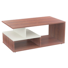 ESTRE Wallflower Coffee Table In Lyon Teak With Frosty White Colour