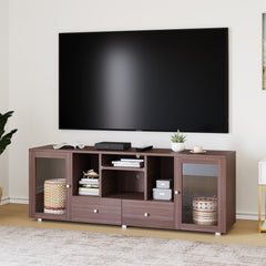 ESTRE Milkweed Tv Console For TVs Up To 40" In Dark Acacia Colour