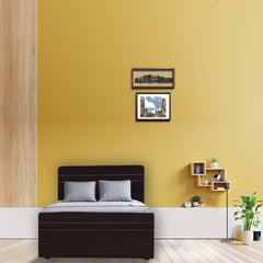 ESTRE Freesia Single Bed In Dark Acacia Colour