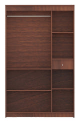 ESTRE Jasmine 3 Door Wardrobe With Mirror In Teak Colour