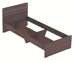 ESTRE Freesia Single Bed In Dark Acacia Colour